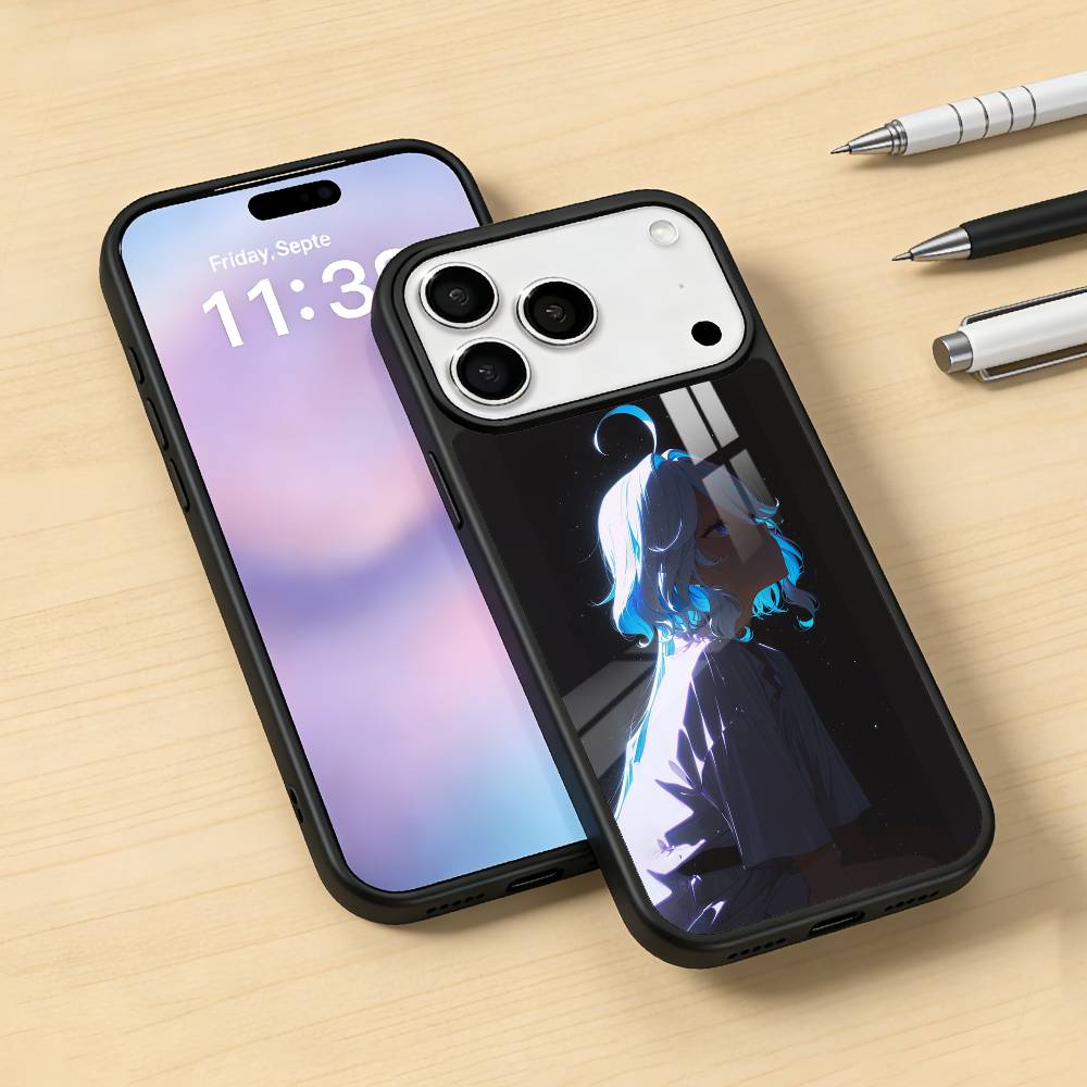 Furina G-Genshin Impact Phone Case For iPhone17,16,15,14,13,12,Pro,Max,Magnetic For Magsafe Wireless Charging