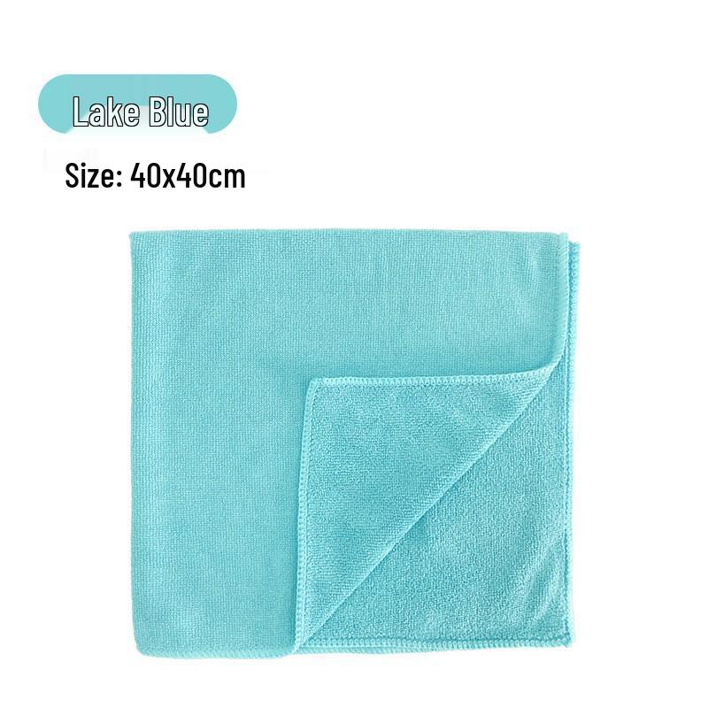 Absorbent Microfiber Kitchen Towel & Thick Scouring Pad