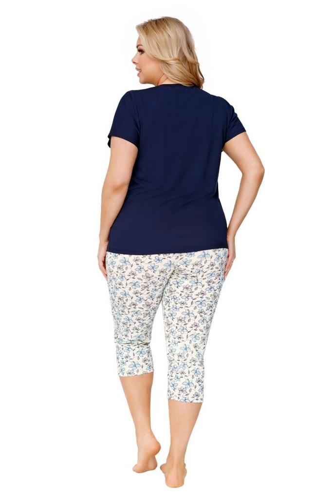 Aria 3/4 plus size - piżama damska