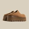 Fashion High Heels Women's Platform Slippers Autumn Suede Shoes for Woman Comfortable Casual Shoes 2025 New Trends Zapatillas De Mujer