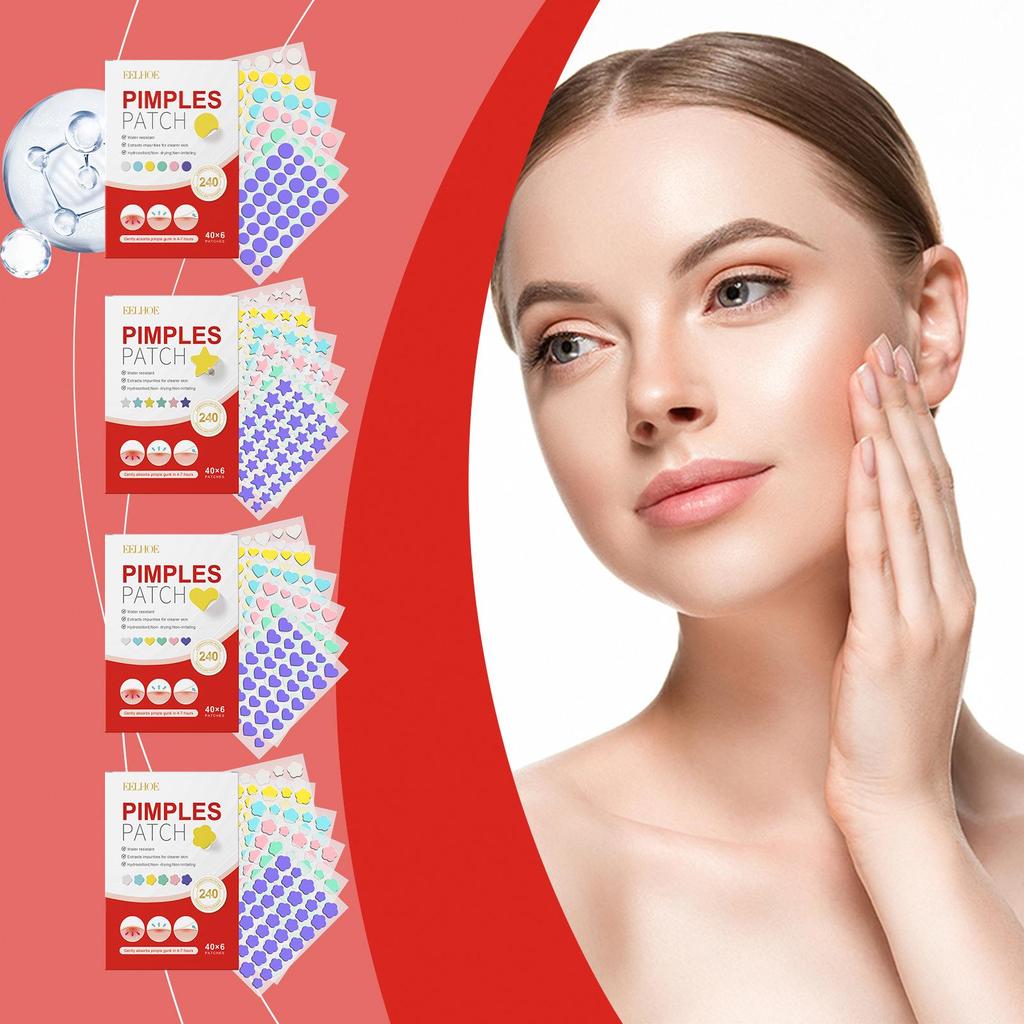 EELHOE Acne Patches with Salicylic Acid: Gentle Cleanse, Moisturize, and Soothe for Clear Skin. Portable Acne Care Solution.