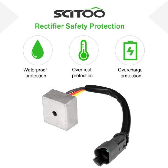 SCITOO 1025159-01 1028033-01 Spannungsregler Gleichrichter Club Car Precedent 4-Takt Benzin Golf Carts
