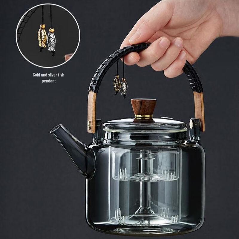 High Borosilicate Glass Teapot Kettle Set
