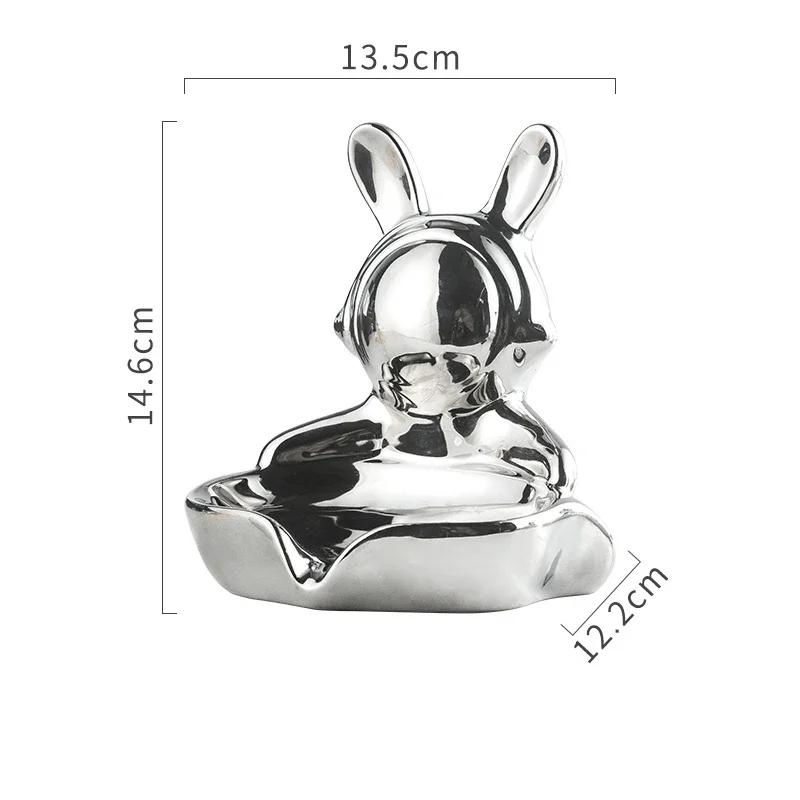 Creativecute Bathroom Soap Box Light Luxury Exquisite Ceramic Tray Home Desktop Storage Ornament Fashion Cartoon Soap Boxes
