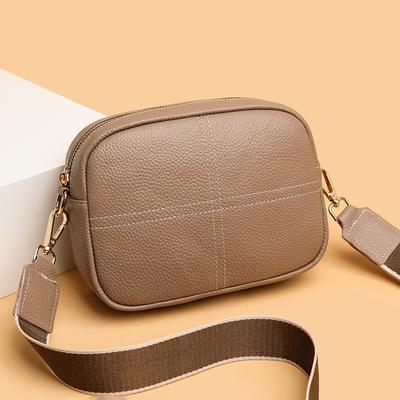Taschen für Damen Rindsleder Taschen Neue Weiche Echtes Leder Schulter Umhängetasche Damen Einfache Handy Null Geldbörse Handtaschen
