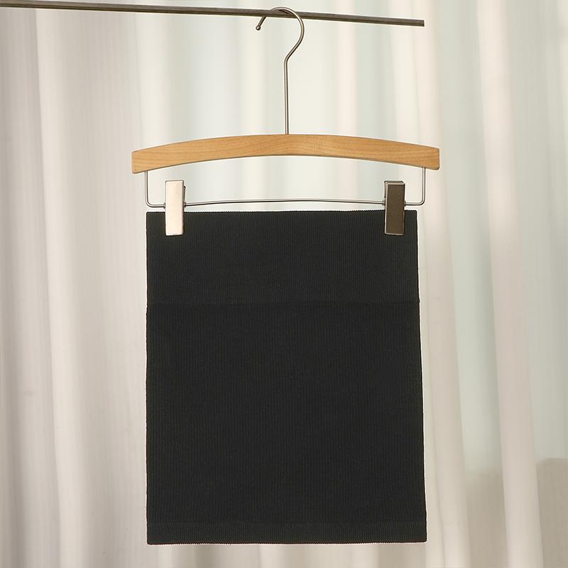 

Весна Лето Высокая талия Эластичная Деловая Женская Мини-юбка Черная Утягивающая Вязаная Юбка-полубоди Профессиональная Работа S чёрный