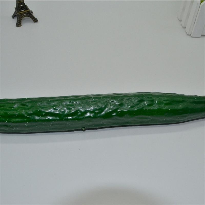 Lifelikes Artificial Cucumbers Simulations Fake Vegetable Photo Props Kitchen Decorations Kids Teaching Toy