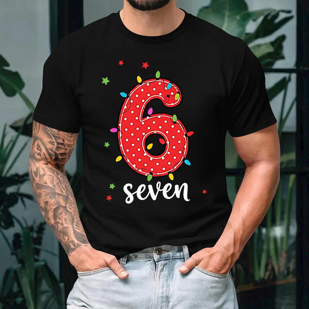 Camiseta de manga corta con cuello redondo y estampado de moda para mujer