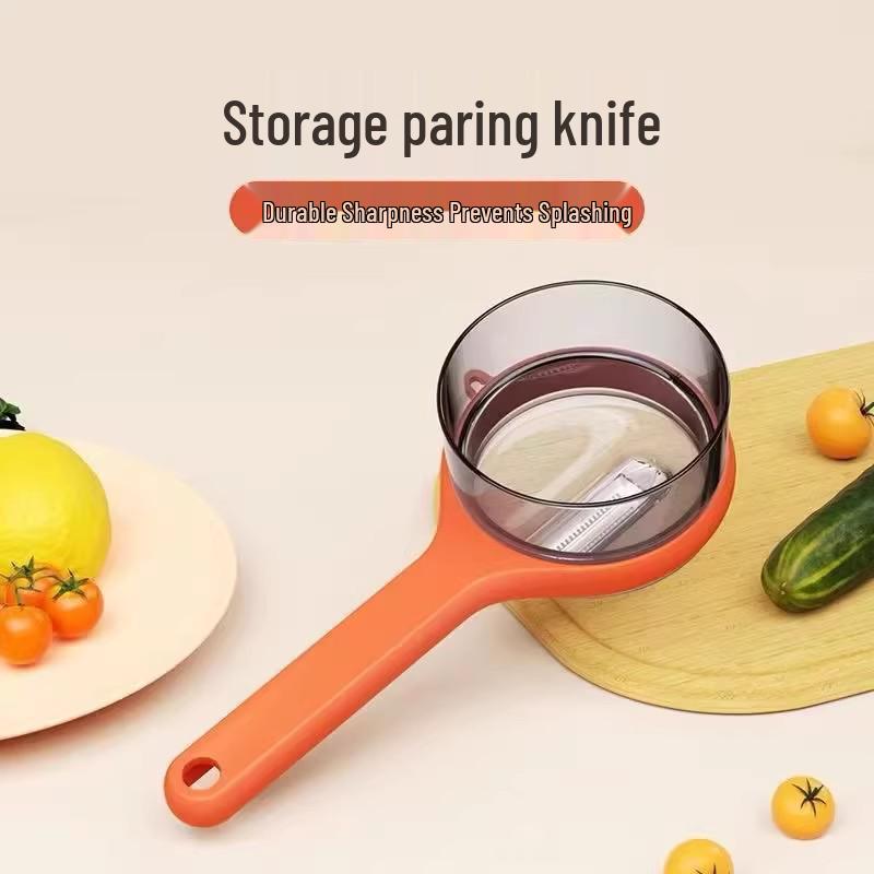 Creative Anti-Splash Fruit & Vegetable Peeler with Storage Box