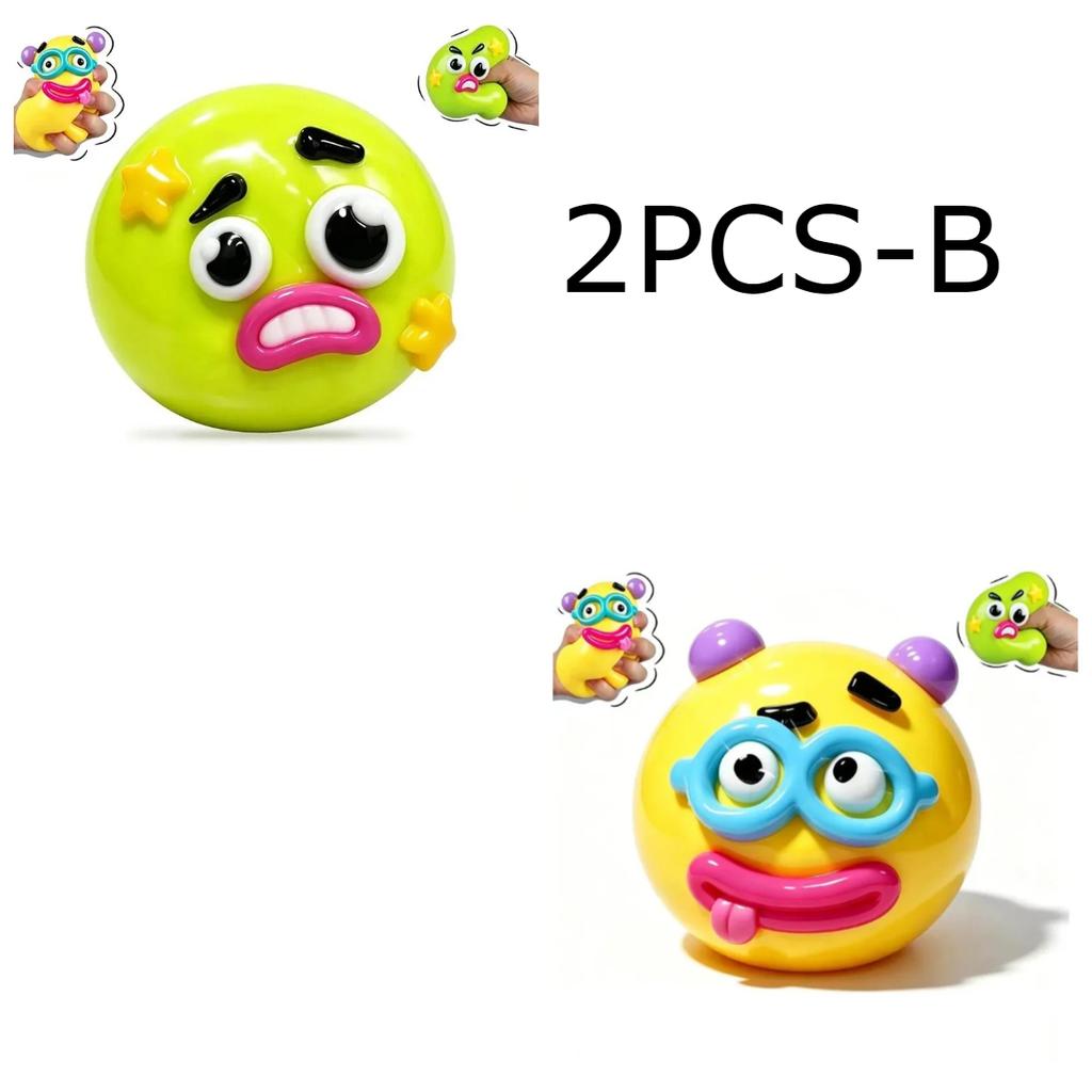 5Pcs Funny Curiosity Dog Face Swap Smushers Squishy, New Soft Slow Rising Toy For Stress Sensory Relaxation