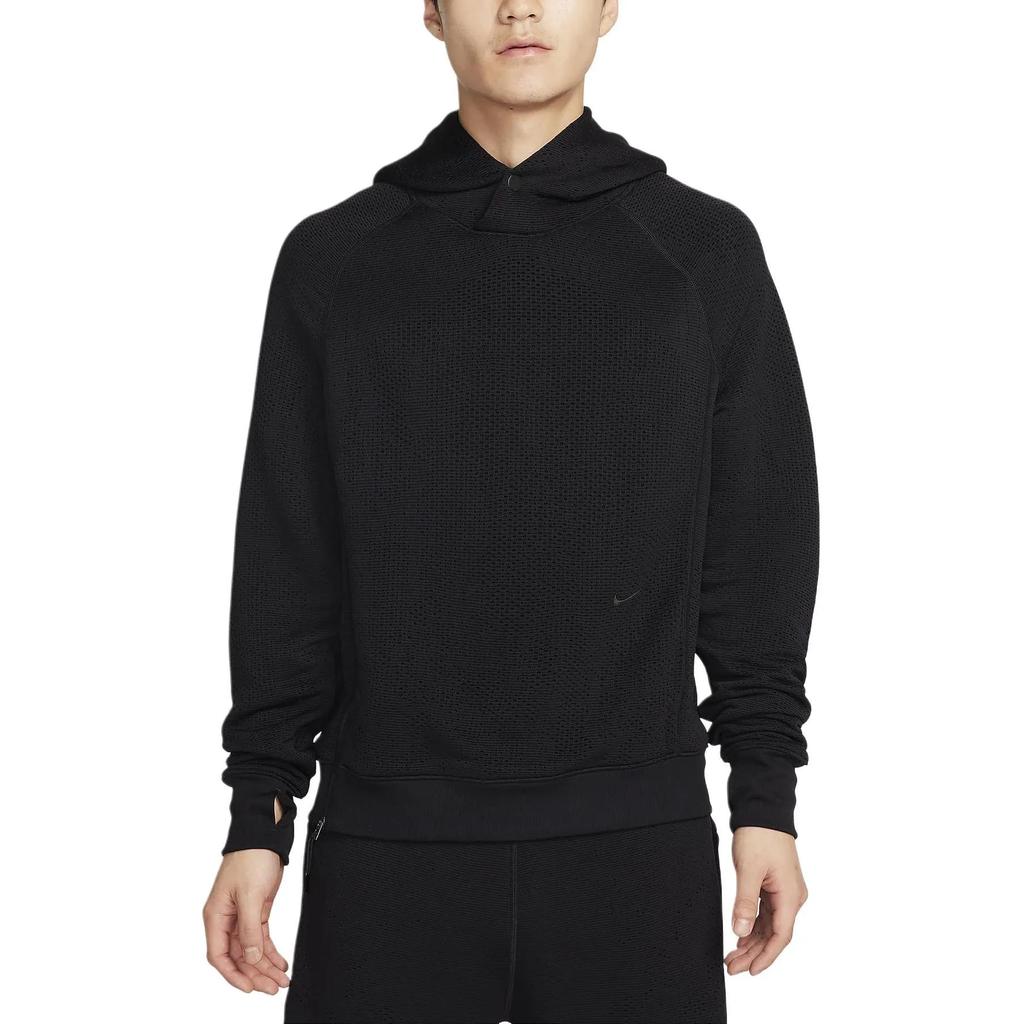 Nike THERMA FIT ADV Sweatshirts Men's Black Hooded Moderate Regular (Unisex) Sweatshirts FB6848 010
