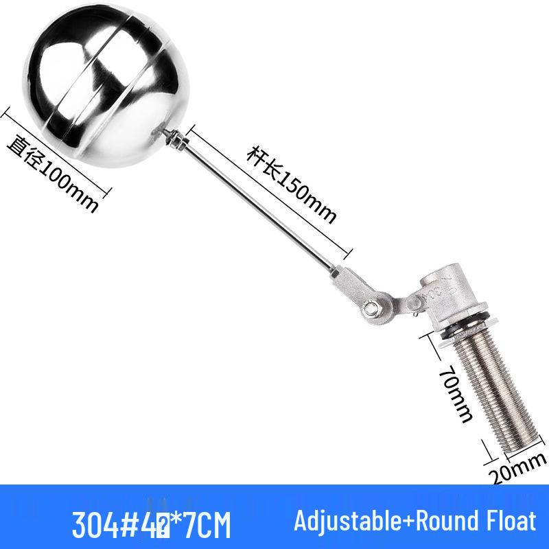 4-punktowa nakrętka ze stali nierdzewnej 304 z powłoką galwaniczną, zawór pływakowy – odporna na wysoką temperaturę, wrzącą wodę, kwasy i zasady