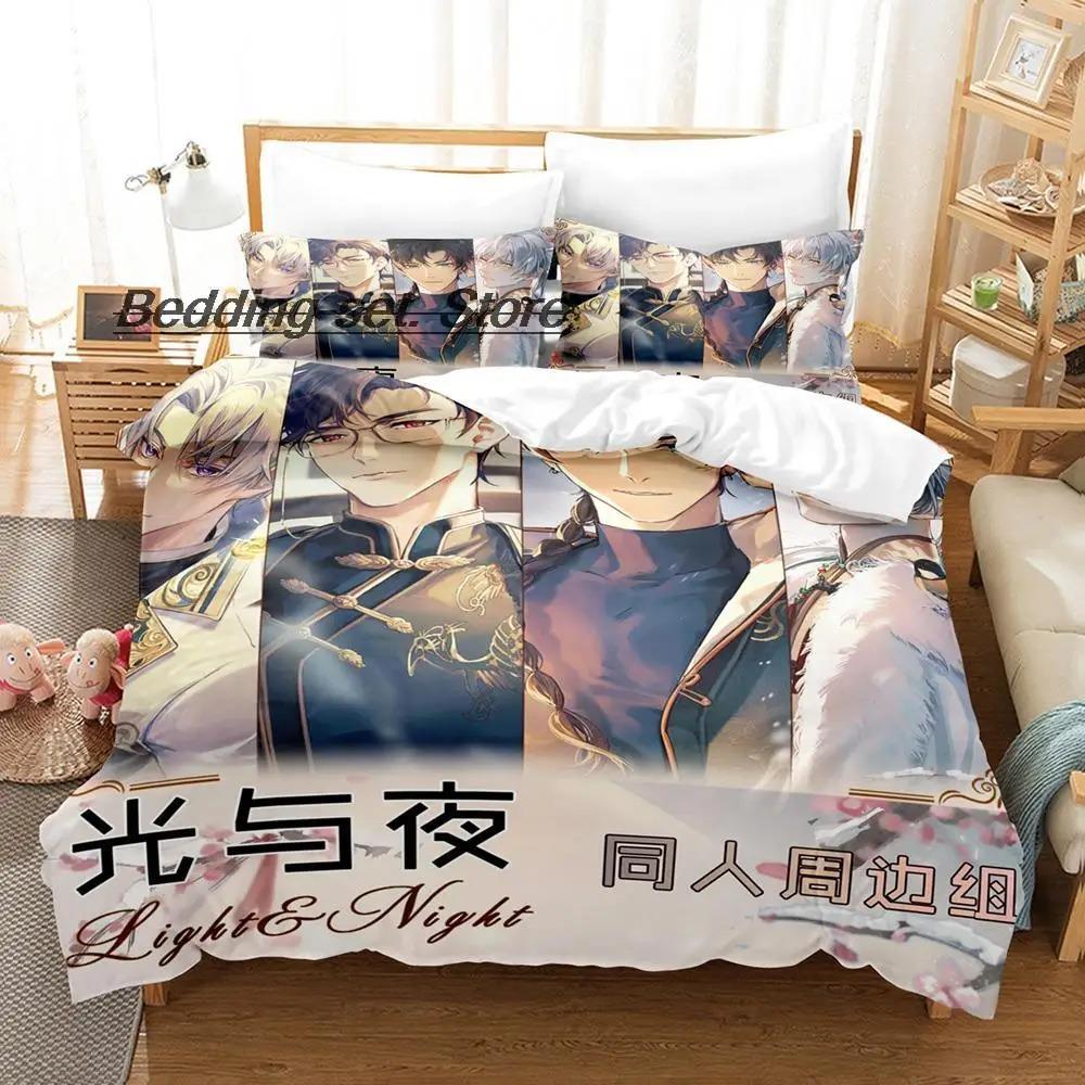 Game Light and Night Stand Osborn Evan Sariel Jesse Charlie Bedding Set Single Twin Full Queen King Size Bed Set Three Piece Set