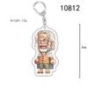 Acrylic Keychain - Luffy, Zoro, Nami Anime Pendant