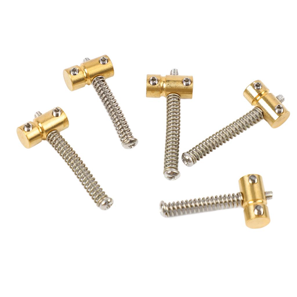 5 stk Kompensert saler Bedre resonans Messing Vintage Elektrisk bassbro Sal