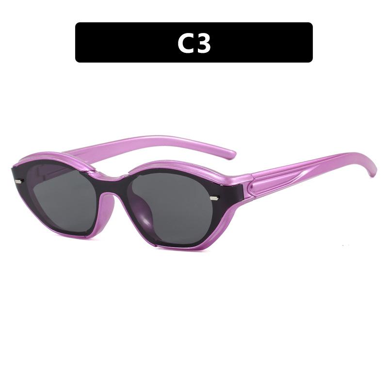 New Vintage Individualistic Ultra Light Unisex Outdoor Travel Beach Ultraviolet-Proof Uv400 Shades Glasses Oval Frame Sunglasses