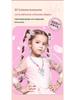 Colorful Beaded Jewelry Set for Girls - Necklace, Bracelet & Hair Accessories Gift Box