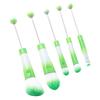 Beaded Makeup Brush Set Metal Handle Makeup Brushes Eyeshadow Brush Blush Brush Beadable Makeup Brushes for Makeup