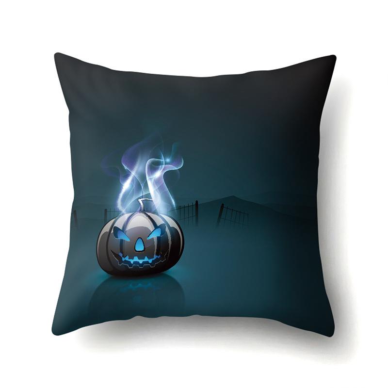 Halloween Polyester Kissenbezug Auto Lendenkissen Kürbis Sofa Kissenbezug Heim Wohnzimmer Kissenbezug