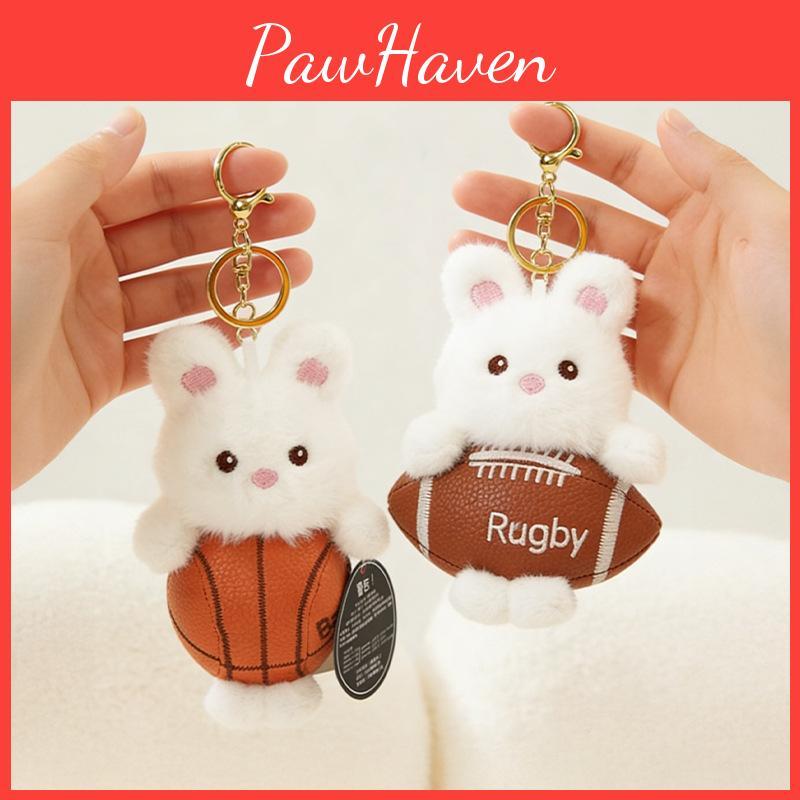 Sports Series Animal Plush Charm With Pp Cotton For Gift And Decor