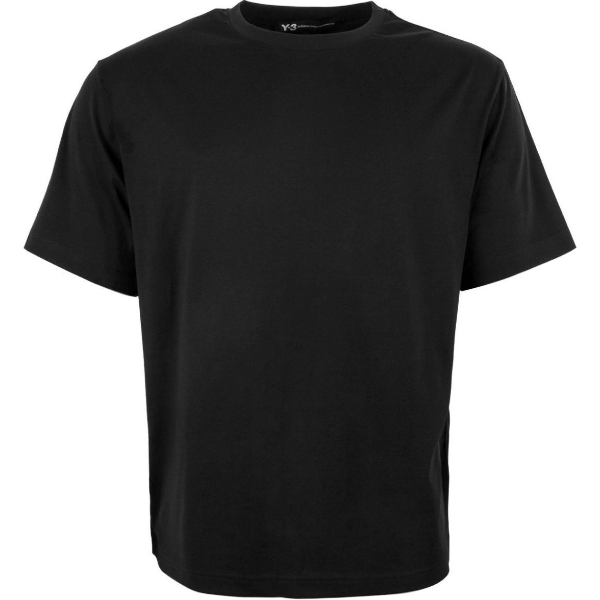 

Y-3 Letter Print Crew Neck Short Sleeve T-Shirt Unisex T-Shirts Black DY7217 S