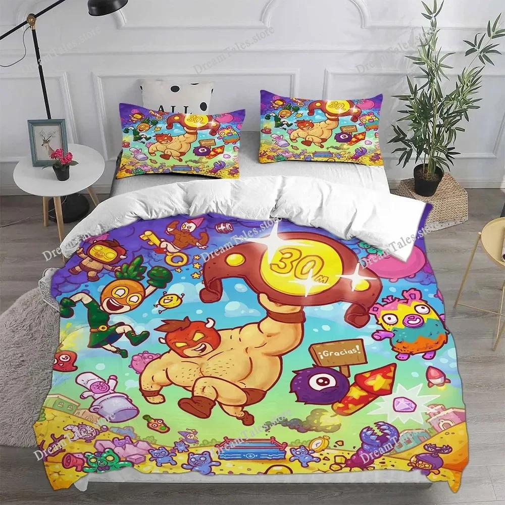 Game Burrito Bison Bedding Sets Quilt Bed Cover Comforter Duvet Cover Pillow Case Sets Kids Adult Bedroom Decoration Luxury Gift