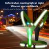 Led Reflective Vest Adjustable Rechargeable High Visibility Outdoor Night Running Riding Walking
