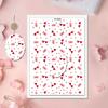 Valentine Love Heart Transfer Paper 95x138mm Clay Earrings Water Soluble Transfer Paper for Jewelry Making