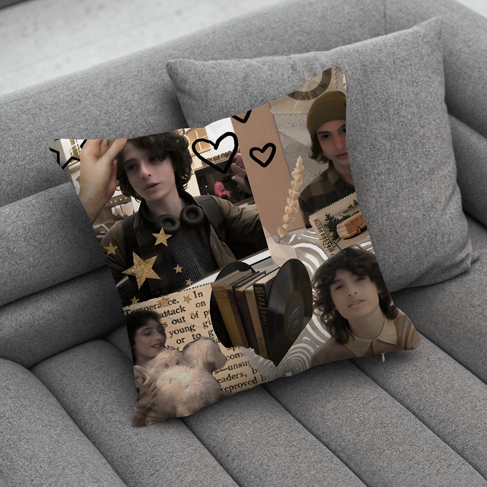 Finn Wolfhard Acteur Kussensloop Zachte Kussenslopen voor Boerderij Bank Decor Huisdecoraties en Beschermer