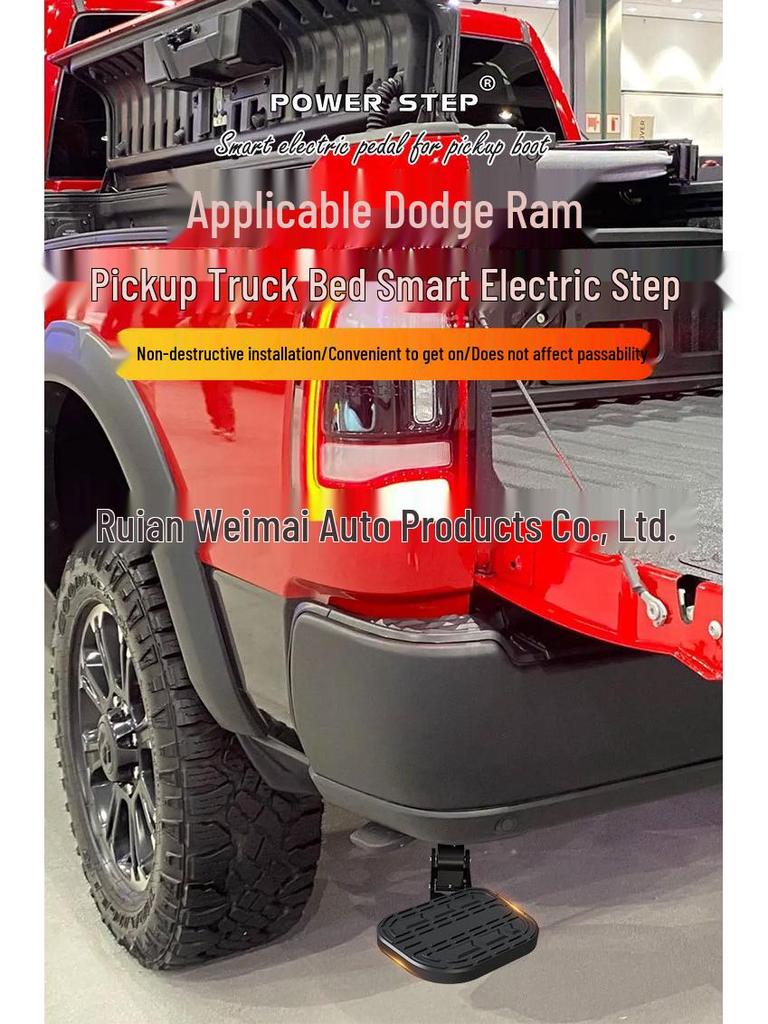 Dodge Ram TRX Retractable Tailgate Step Pedal Modification