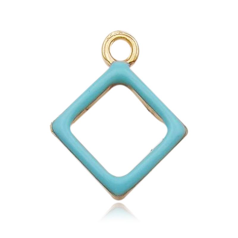 Summer Charm Drip Oil Earrings & Necklace Set - Cute Student Style Dangle Pendant Accessories