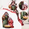 Christmas Nativity Scene Statue Jesus Birth Figurine Gift Delicate Artwork Resin Sculpture Holy
