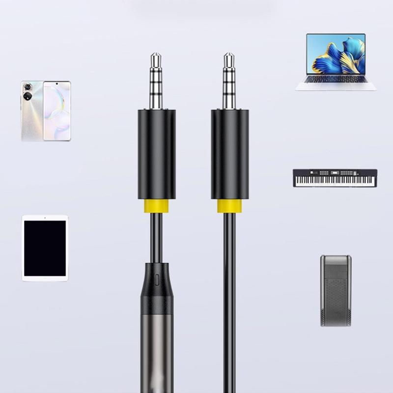 3.5mm to 3.5mm Auditory Cable Bidirectional Recording For Headphones and Smartphones Seamlessly Music Experience