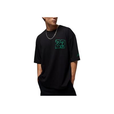 Digital Print Loose Fit Crew Neck Short Sleeve T-Shirt Men Tops IH7303-010