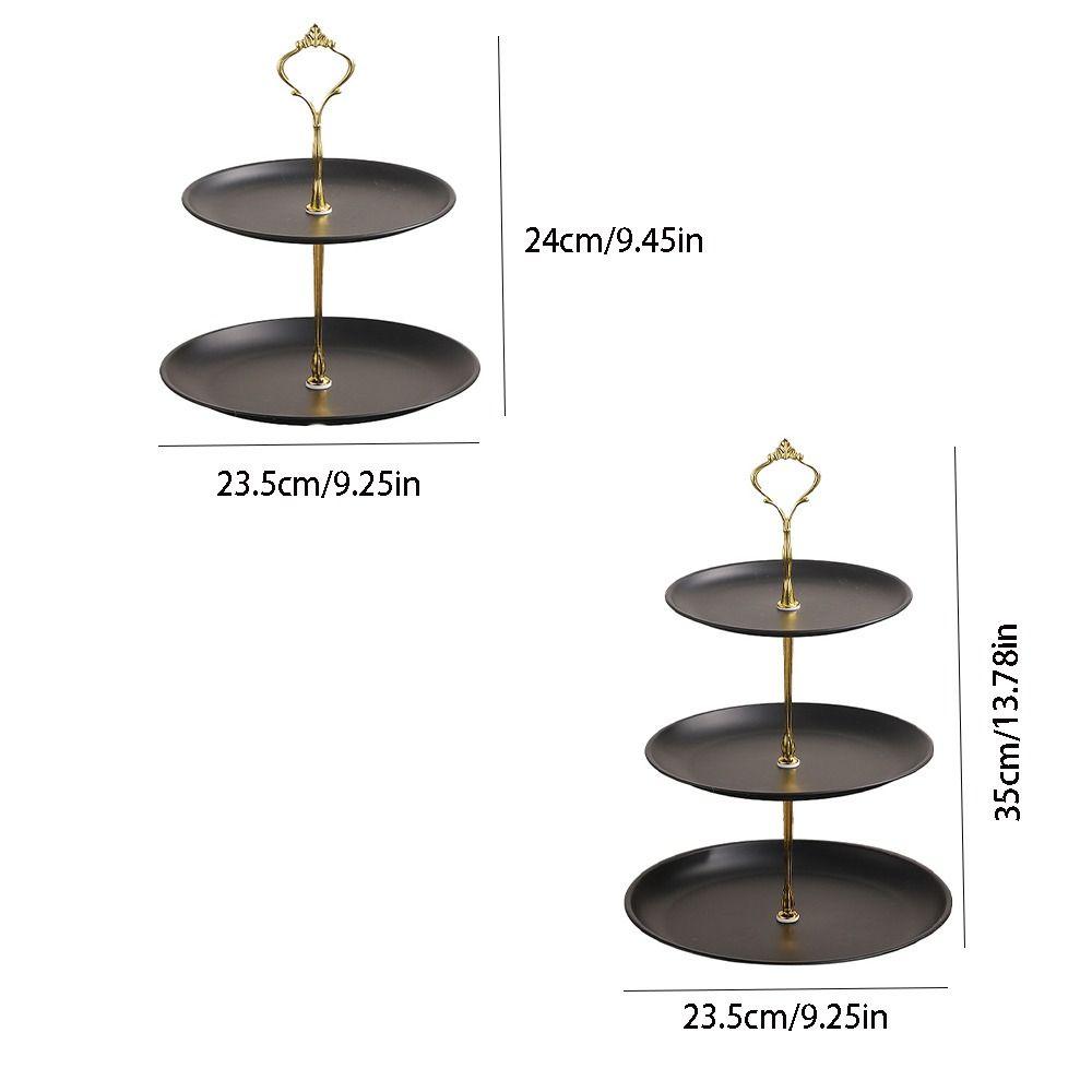 Easy To Use Fruit Tray 2/3 Layer Dessert Display Holder Cake Dessert Tray  Birthday Party