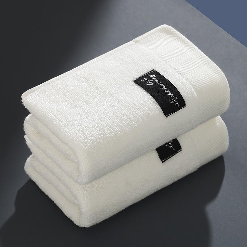 

Хлопковое полотенце с вышивкой в виде короны, домашнее мочалка для взрослых, утолщенное впитывающее мягкое хлопковое полотенце, удобные текстильные полотенца для дома 34*75cm