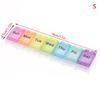 1PCS 4 Row 28 Squares Weekly 7 Days Tablet Pill Box Holder Medicine Storage Organizer Container Case