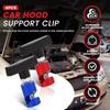 4 PCS Car Hood Strut Clamps, Multi Purpose Snap On Lift Support Clamps, Automotive Support Device Accessories, Automotive Tools for Multiple Car