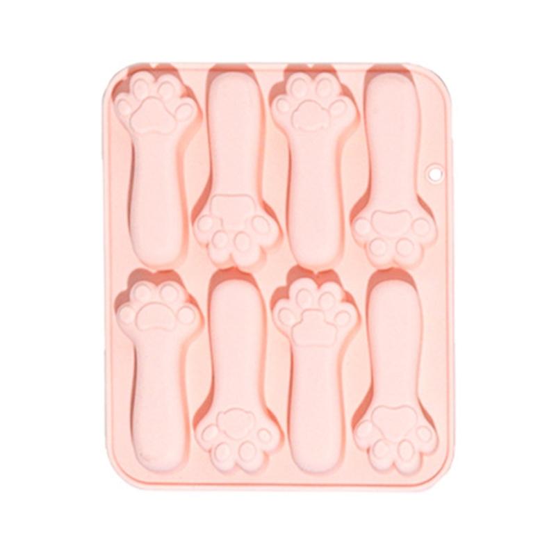 Silicone Mold Unique Cat Claw Biscuit Mold for Chocolate Cake Decors Soap Cat Claw Chocolate Mold Baking Birthday