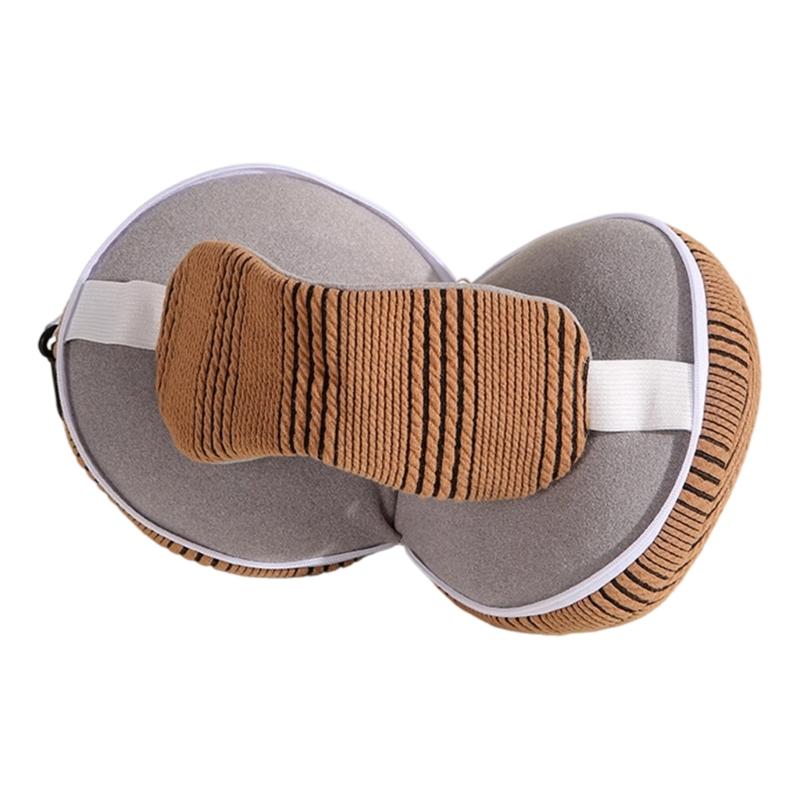 Adjust Sleep Mask With Builts In Neck Pillow Travel Accessory Provide Head Cushioning