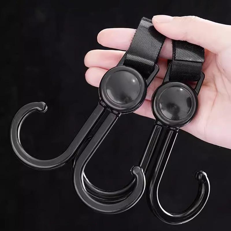 Durable Universal Fit Hook Set - No-Drill, Multi-Purpose for Electric Scooters, Bicycles, and Mobility Scooters Material, Helmet, Bag