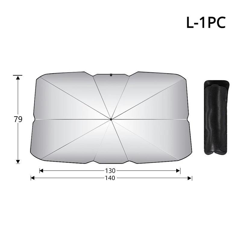 4PCS Car Sunshade Front Windshield Sunscreen Heat Insulation Umbrella Folding Umbrella Car Sunshade Car Sunscreen Car Accessorie