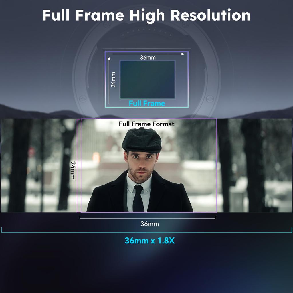 Sirui 135mm Vollformat Anamorphes Teleobjektiv 135mm L T2.9 1.8X Objektiv, (Venusberg)