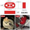 YIDELI Hanging Rubber 4 Pack Reinforced Muffler Hanger Mount Ring Car Anti-Vibration Universal Muffler