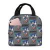 Custom S-Soniced Insulated Lunch Bags for Work School Hedgehog Game Resuable Cooler Thermal Lunch Box Men Women