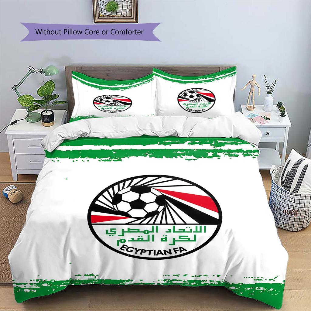 EFA Logo Pattern Bedding Quilt Set  Home Decoration  Gift (1 * duvet cover + 2 * pillowcase  without core)
