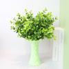 Green Grass Leaf Bouquet Artificial Silk Flower Plant for Office Decoration