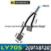 Double Head Electric Forklift Motor Brush with Screw Rod for Pallet Truck/Staker, 9*18*20.