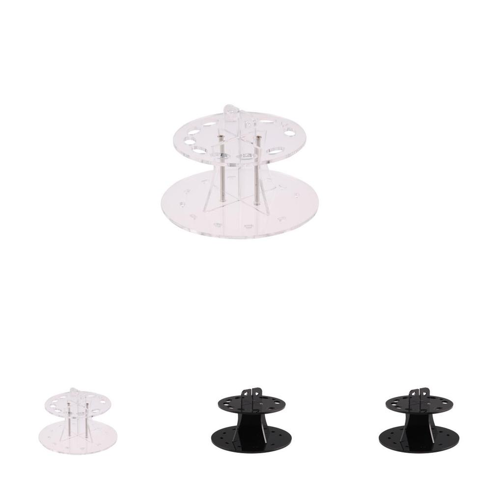 Acrylic Makeup Brush Holder Display Rack For Organizing Ten Brush Sets