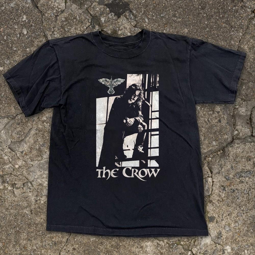 The Crow Movie Unisex Black T-shirt Size S-5XL Unisex T-Shirt